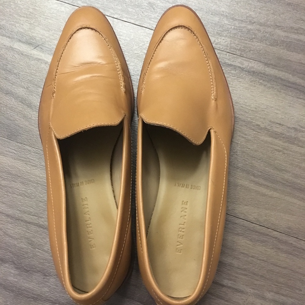 Everlane Loafers in Camel (Size 8) - Like New
